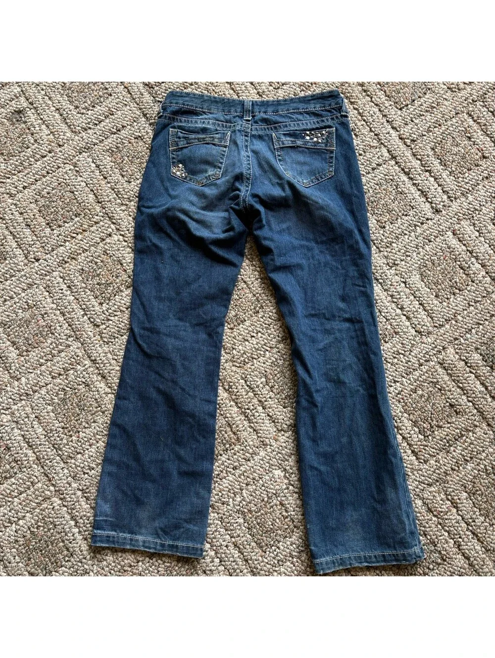Ariat Amber Bootcut Jeans Womens 32 R Cotton Medium Blue Cowgirl Denim